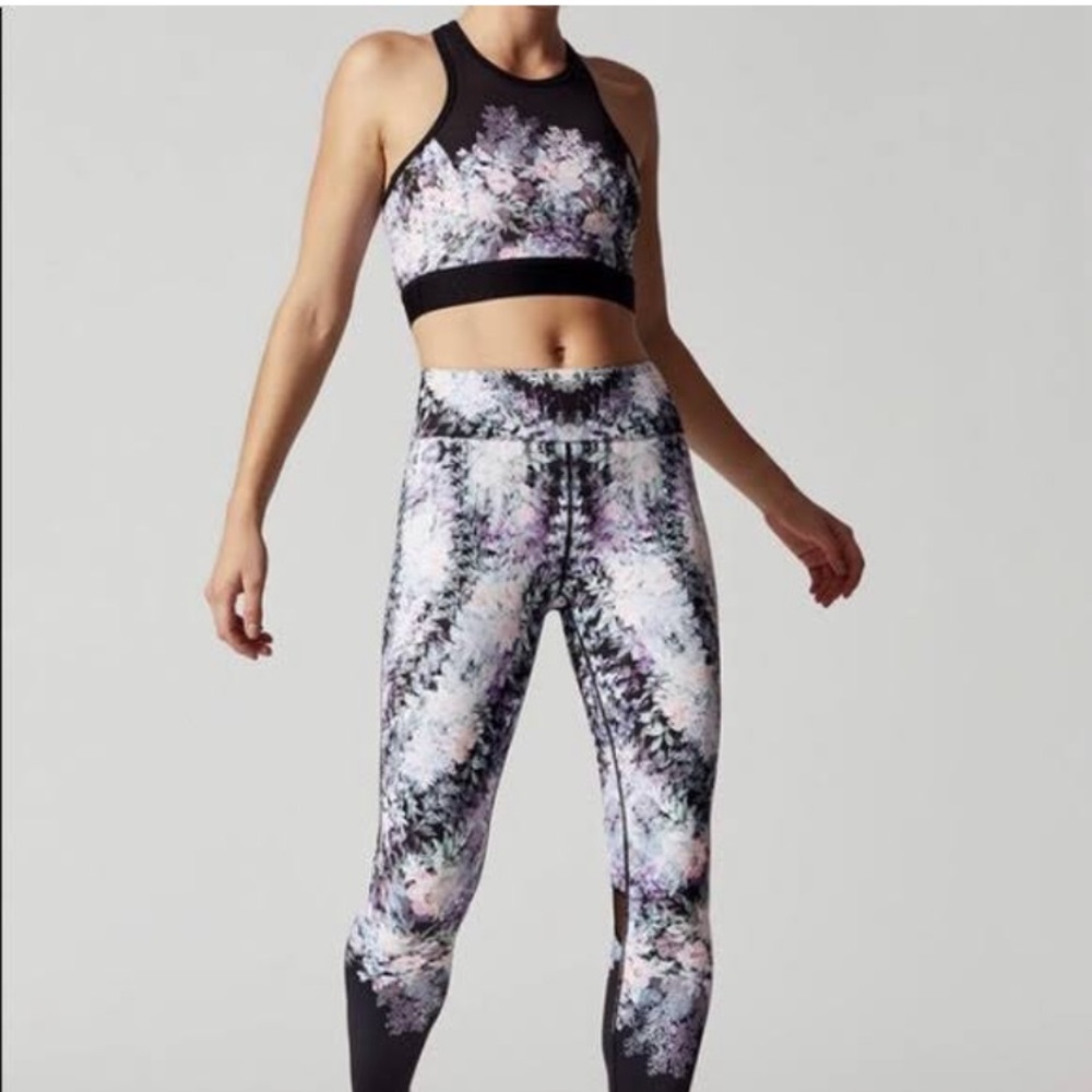 NWOT Alala Future Floral Longline Set